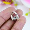 Natural Pearl Gemstone Handmade 925 Solid Sterling Silver Gift Ring S.9.5 O6a19