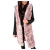 Womens Faux-Fur' Gilet Vest Sleeveless Waistcoat Body Warmer Jacket Coat Outwear