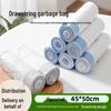 Automatic Closure White Drawstring Trash Bags for Kitchen & Bathroom