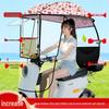 Electric Vehicle Canopy Tent: Windproof, Rainproof, Sunshade for Three-Wheelers with All-Around Windows