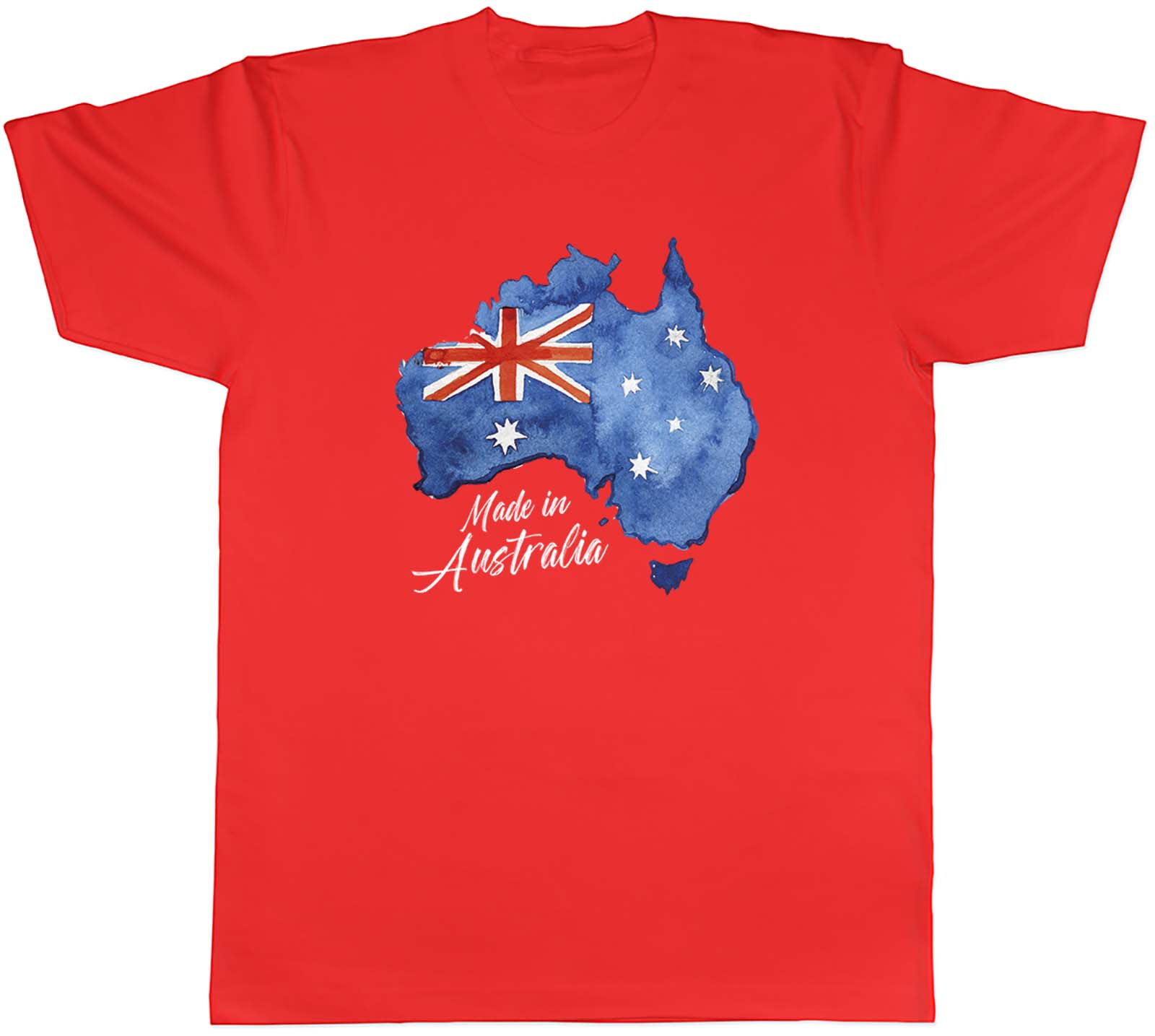 Made in Australia Unisexs TShirt Aussie Australian Map National Pride Tee Gift S