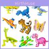 Building Children Toy Eps Material Diy Dinosaur Insect 3d Puzzle Learning Gift