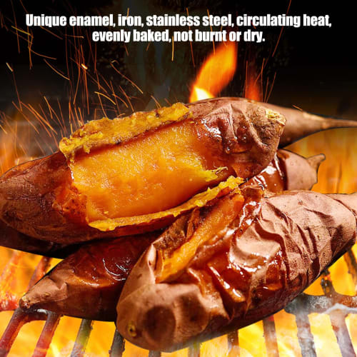 Roasting Pan with Lid - Non-stick Oven Pan, Roasting Pot for Sweet Potatoes, Barbecue (28cm)