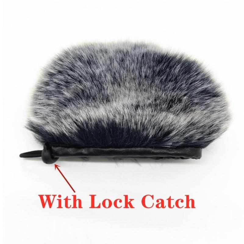 Durability Artificial Furry Wind Muff For H5 H6 XYH5 Microphone Recorder Ideal For Outdoor Interviews And Music Recording