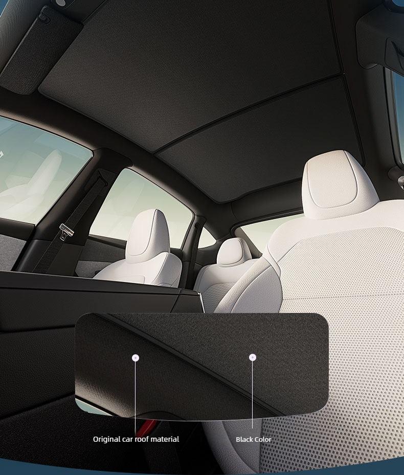 for Tesla Model YL 2026 2025 Sun Roof Shade Front Rear Window Sunshade Anti-UV Shading Cover Visor Protector Kids
