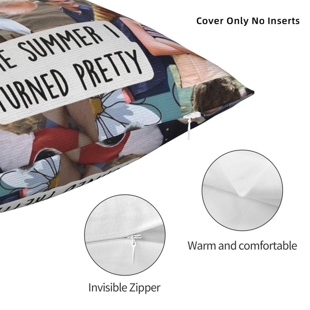 TSITP The Summer I Turned Pretty Pillow Cover Conrad Fisher Cushion Cover Pillow Case Pillowcases For Sofa Bedroom Home Decor