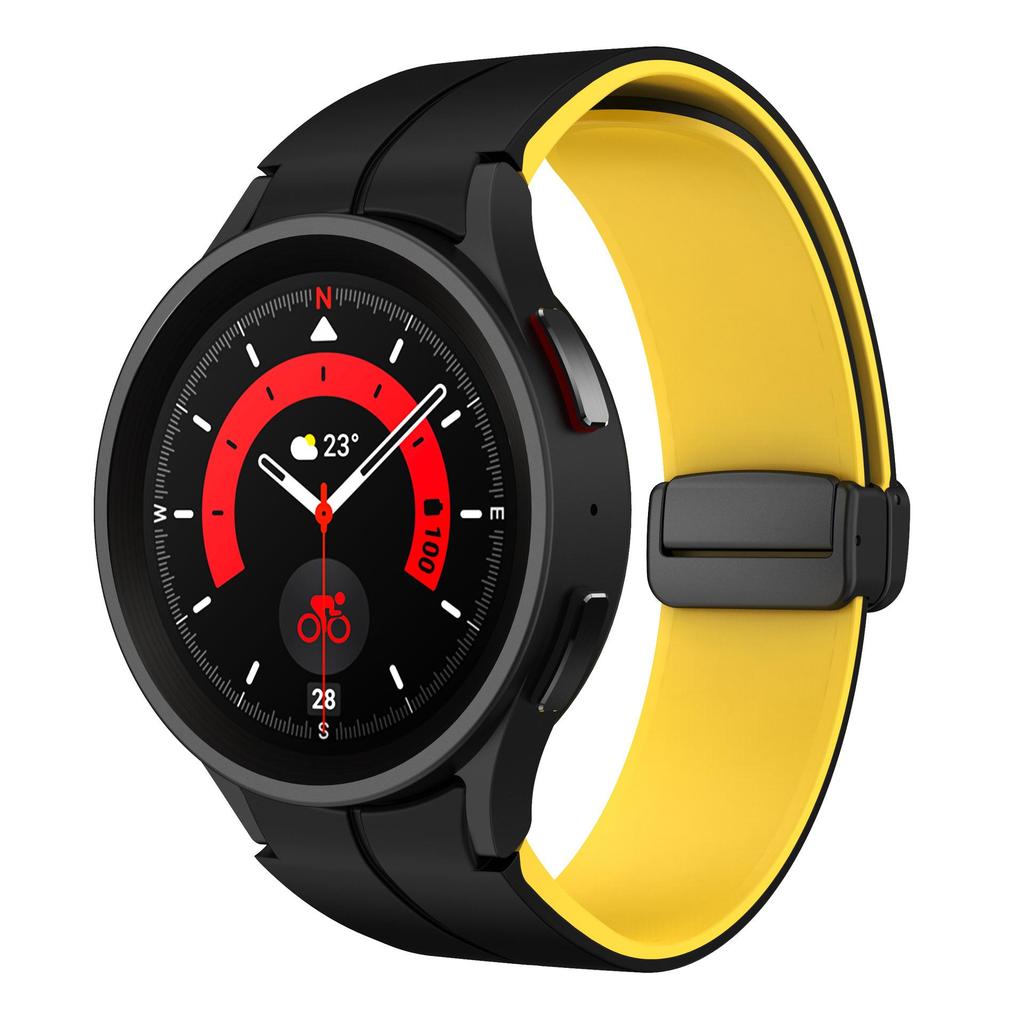 Original Strap for Samsung Watch 4 40mm 44mm 5Pro 45mm 42 46 Band Magnetic Buckle for Galaxy Watch 6 Classic 43mm 47mm Bracelet