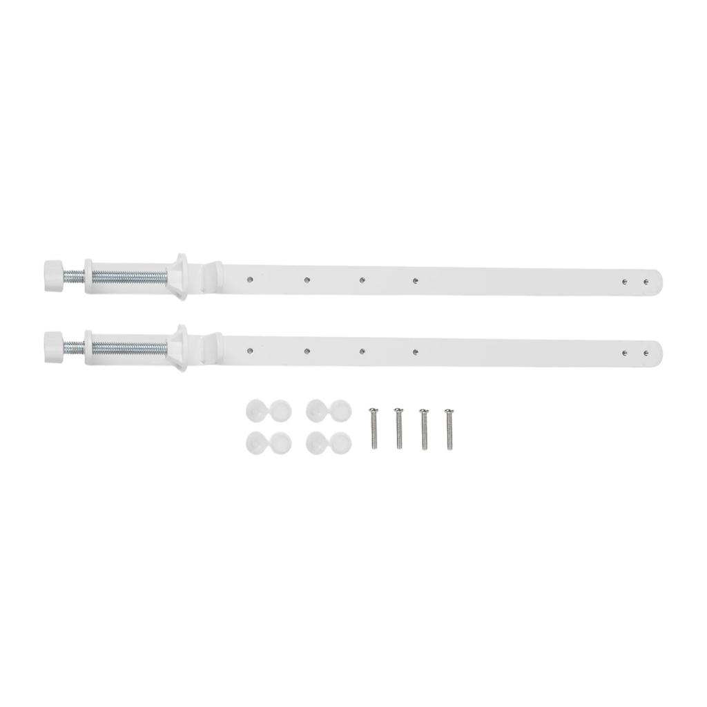 2 Pack Desk Clamp Brackets For Easy Installation On Pegboards Adaptable For Various Surfaces In Your Workspace