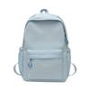 Schoolbag Can Be Printed Solid Color Schoolbag New Japanese Ins Style Simple Campus College Student Backpack Large Capacity Travel Backpack