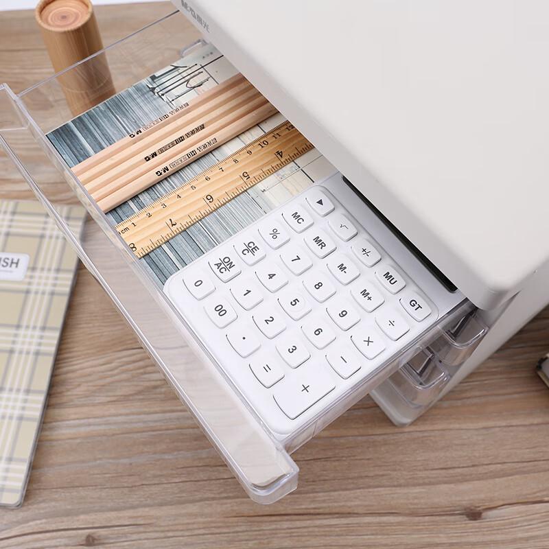 M&G 5-Tier Desktop File Cabinet with Drawers
