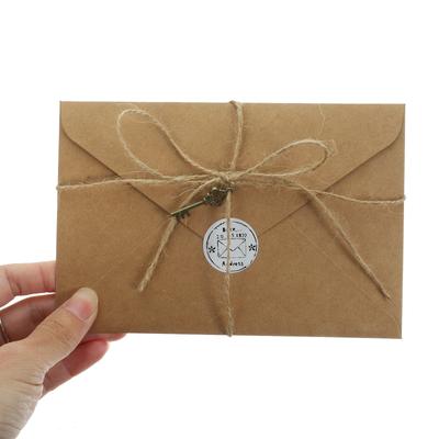 2Sets Vintage Envelope and Letter Paper Kit Thick Writing Paper Set Creative Stationery Supplies for Notebook Insert