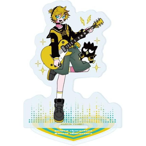 Piapro Characters x Sanrio Characters 03 Kagamine Rin x Badtz-Maru [Collaboration Illustration] Acrylic Stand, Die-cut, Acrylic, Stand-type Item,
