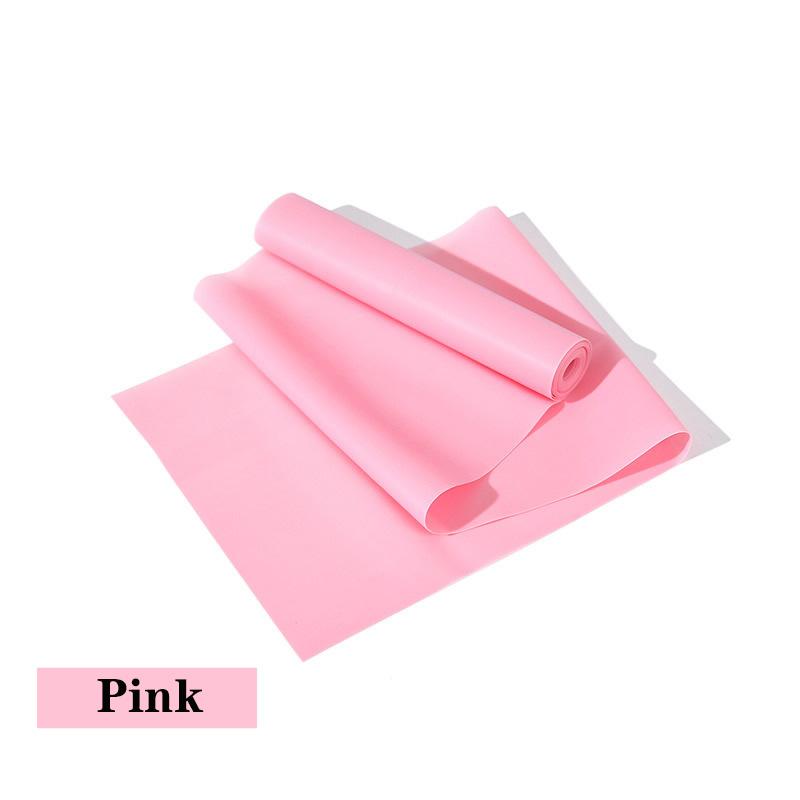 

Эластичная лента для физиотерапии йоги, эспандер для тренажерного зала, спортивная тренировочная веревка для растяжки, оборудование для фитнеса, аксессуары для тренажерного зала розовый