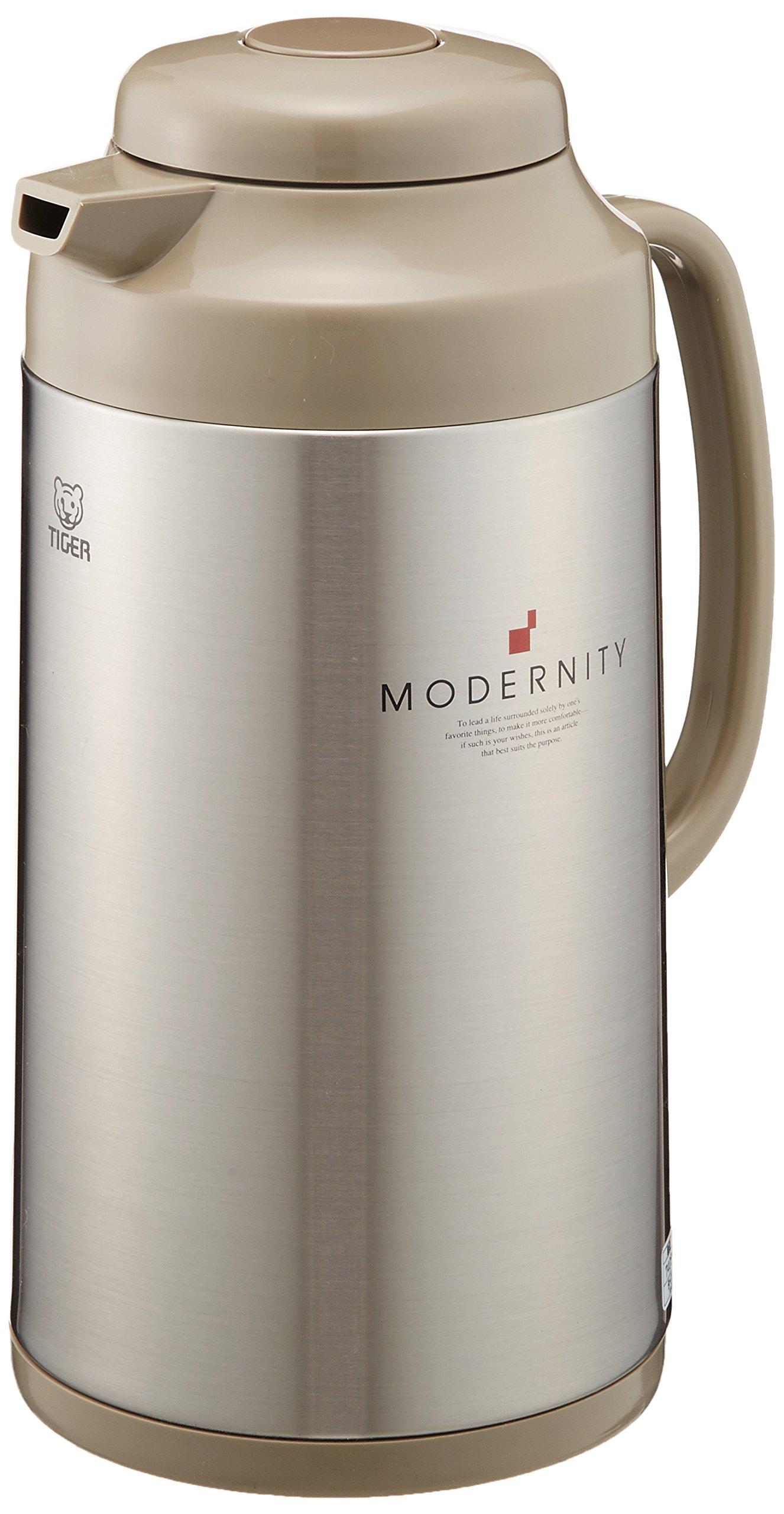

Tiger Thermos, Insulated Tabletop Pot, 0.99L, Stainless Steel Brown, PRO-S100-XT