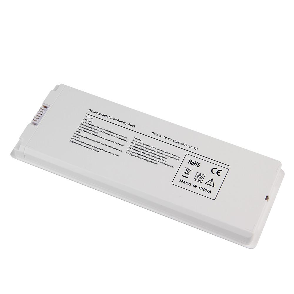 Náhradní baterie pro MacBook 13" MB403 MB402 MB881LL/A MA566FE/A Baterie A1181 A1185 5600mAh