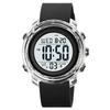 SKMEI 1996 Calendar Clock reloj hombre Japan Digital movement LED Light Watch Mens Women 5Bar Waterproof Countdown Wristwatches