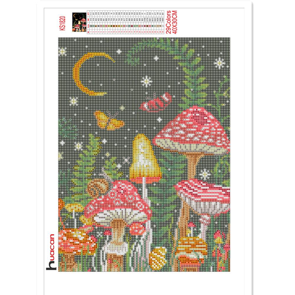 

HUACAN 5d алмазная картина лотос наборы крестиков полная алмазная вышивка грибная мозаика растение все для ручной работы домашний декор Full Square 20*30 cm