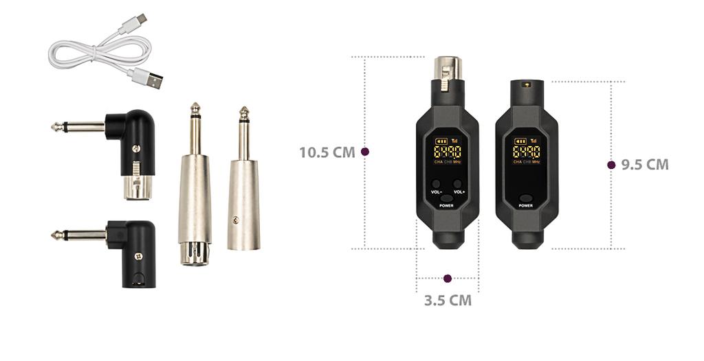 MusicMate MM-A400 AirXLR Wireless XLR Transmitter