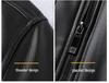 Men's Plus Size Fur Collar Leather Jacket - Warm Winter Outerwear for Middle-Aged Dads