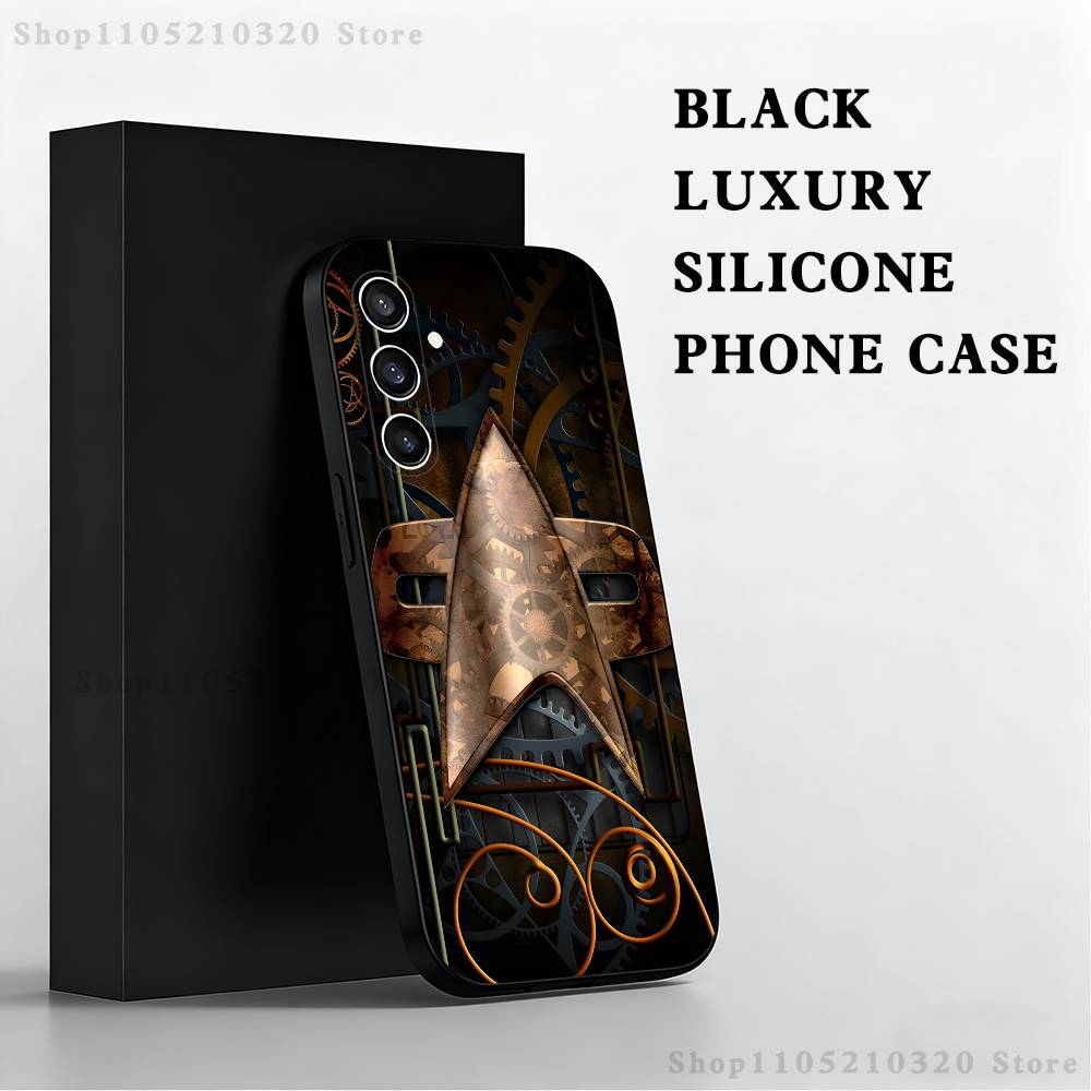 

S-Star T-Trek Ships Phone Case For Samsung S25,S24,S23,S22,S21,S20,S10,Ultra,Plus,Lite,FE,Soft Silicone Black Cover SamsungS10