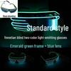 Voice-Controlled LED Trendy Light-Up Shutter Glasses for Festivals