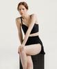 Ageunel Slit Skirt_Black