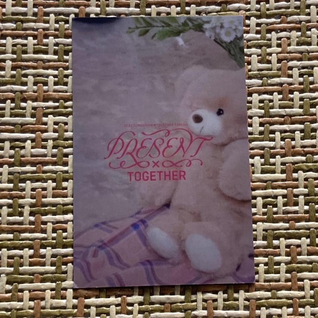 [USED] Yeonjun TXT MOAZONE Fan Meeting Fan Live Trading Card