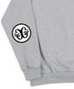 GRAVER [Unisex] Elbow Deco Logo Sweatshirt_Gray/Black Logo