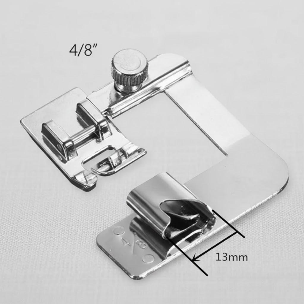 

Home Sewing Machine Presser Foot Hemming Accessories 13mm 19mm 25mm DIY Craft Supplies Beginners