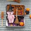 Creative Halloween Surprise Box Party Gift With Pre-Installed Pocket Bear Broom Pumpkin Candy Filling Toy Gift Box Set For Kids