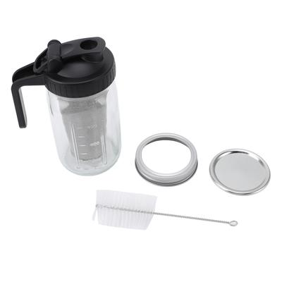 Dzbanek do Cold Brew Coffee Maker ze stalowym filtrem Gruby szklany dzbanek do kawy mrożonej