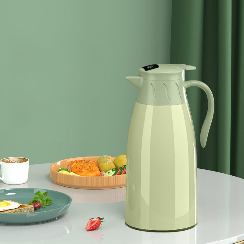 Smart Press-Type Insulated Thermos Flask for Dorms and Homes - Ideal for Hot Water, Tea, and Boiling Water