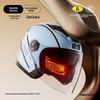 BYB A-Class 3C Certified Universal Helmet with Anti-Fog Dual Lens for Motorcycle/Electric Vehicle (Four Seasons).
