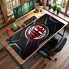 Tappetino per Mouse Grande Stampato AC Milan, Tappetino Morbido in Gomma Antiscivolo per Scrivania da Gioco per Ufficio Laptop Computer Decorazione