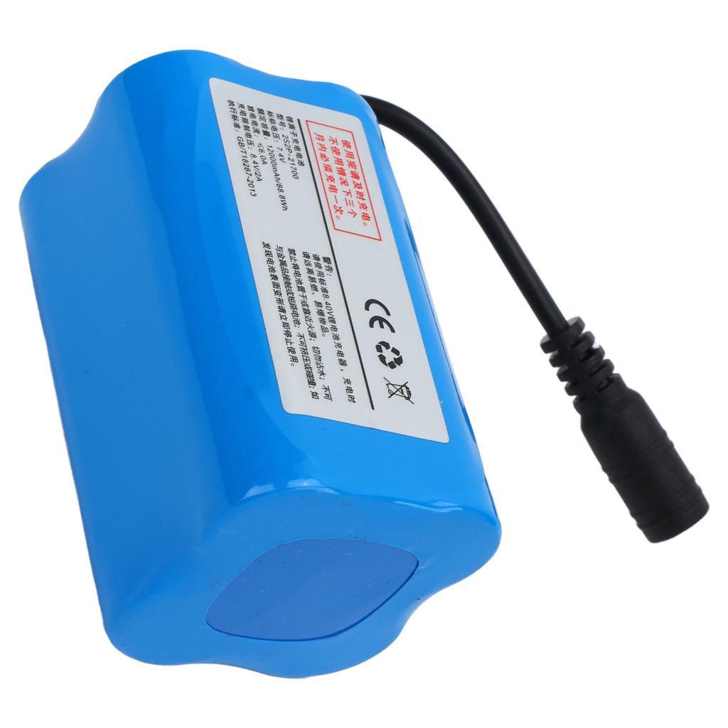 Batería de litio recargable de 12000 mAh y 7,4 V para barco RC de alta velocidad
