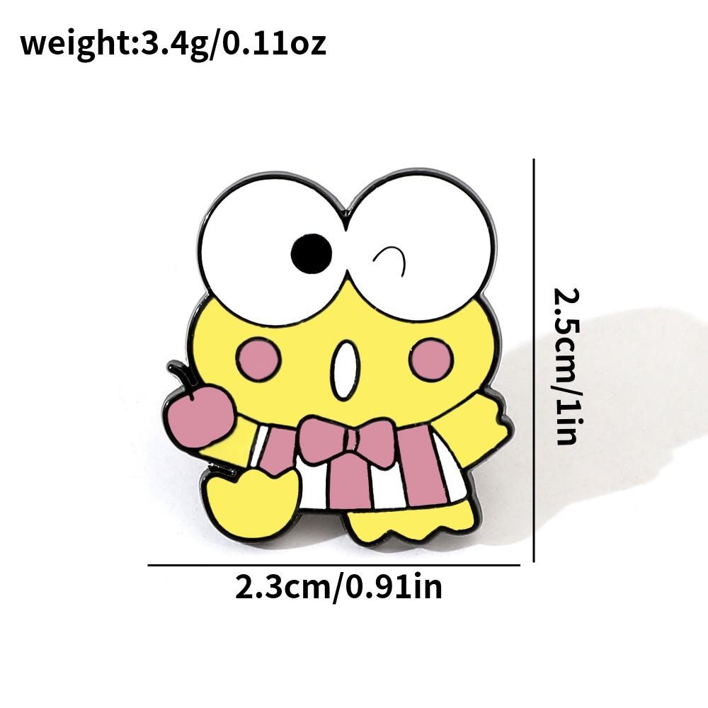 Cute Creative Personality Sanrio Metal Badge Pudding Dog Kulomie Alloy Oil Drop Brooch Accessories