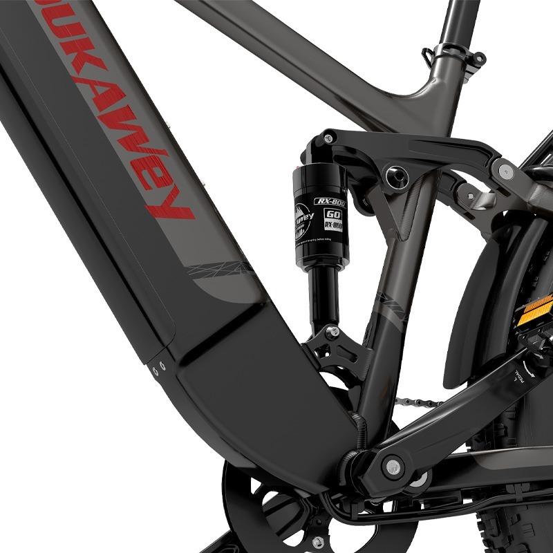 LANKELEISI Silvertip8 E-Bike con Ruote Grasse 26×4.0, Batteria 52V 20Ah, Motore 1000W, Freni Idraulici, Cambio Shimano a 7 Velocità, Tutto Terreno