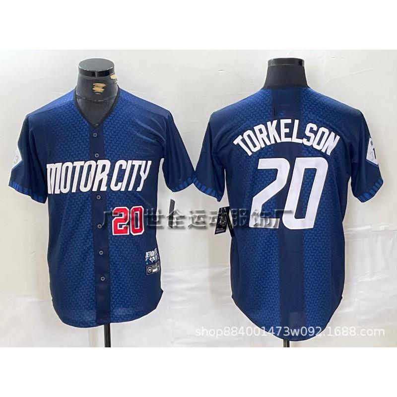 Unisex MLB-Style Baseball Jersey With Embroidered Striped Design Men Women Sportswear