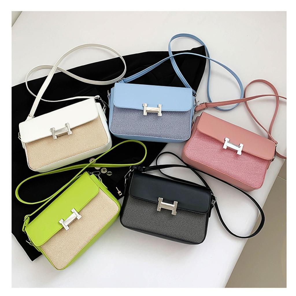 Retro Texture Small Bag Female Casual Handbag Small Square Bag Fashionable Fashionable Commuter Crossbody Bag