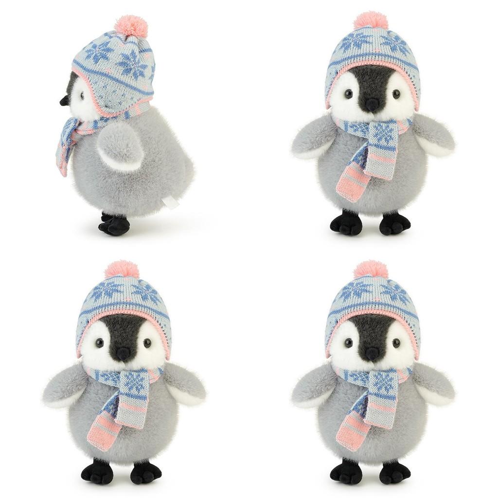 Wear Scarf Hat Penguin Plush Toy Soft Teddy For Kids Bedtime Gift