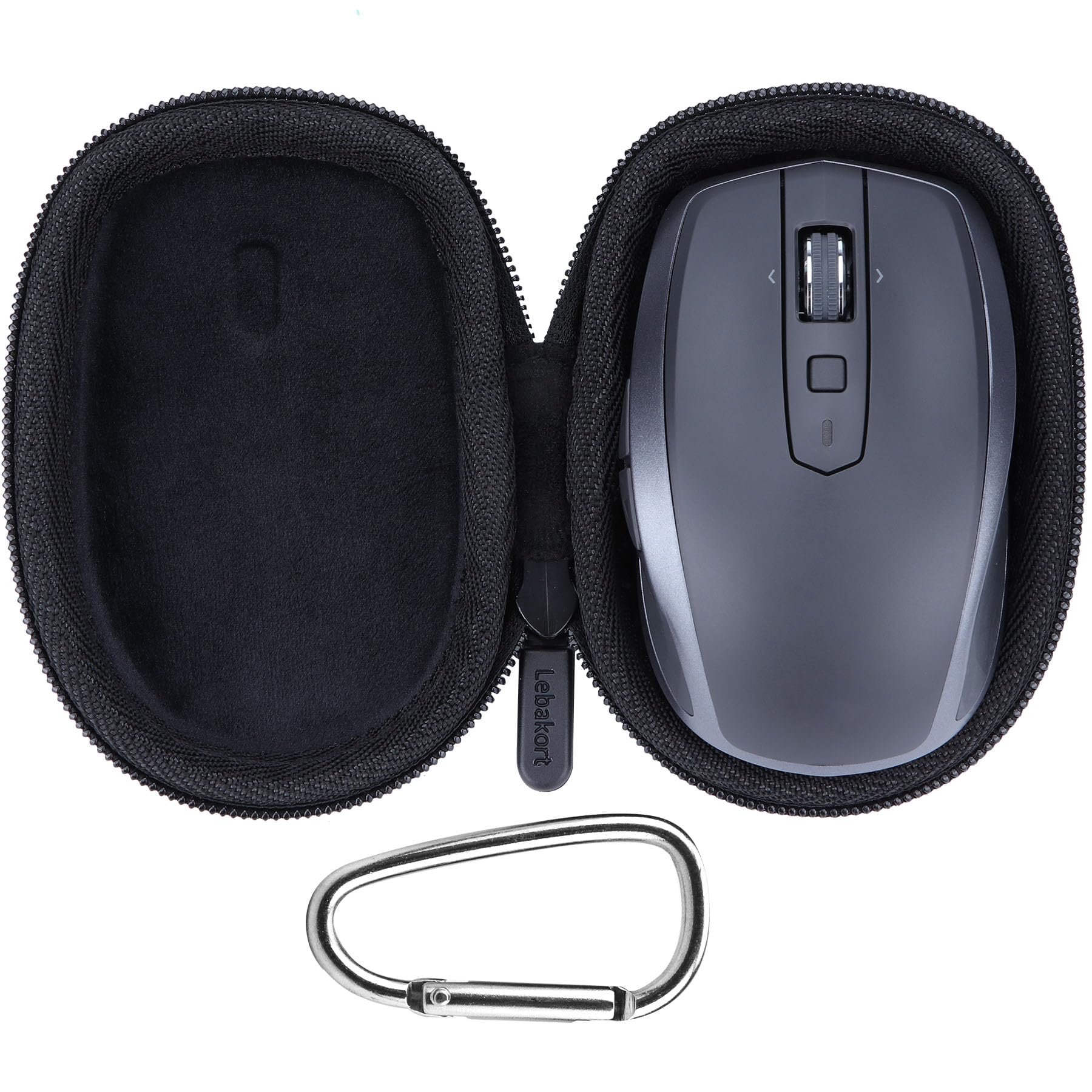 Кейс для хранения Lebakort, совместимый с беспроводной Bluetooth-мышью Logitech MX Anywhere 3S/MX1800GR (тихий режим) (Черный чехол)
