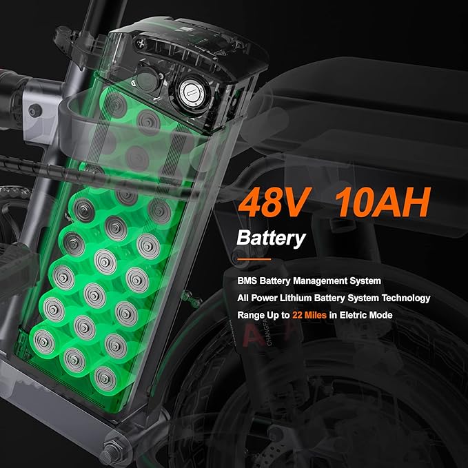 ENGWE T14 E-Bike with 250W Motor and 48V10Ah Battery Delivers 55KM Range and 25KMH Speed, A Compact Ride Built for City Streets and Everyday Freedom