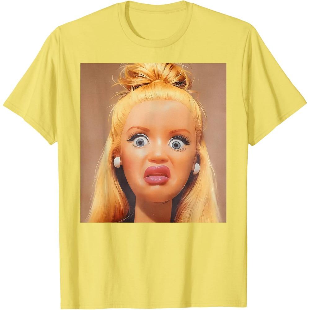 Meme T-Shirt Men's and Women's Summer Cotton Clothing Fashion Fun Round Neck Short Sleeved Tee Streetwear