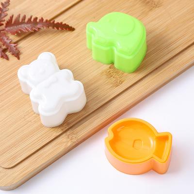 Bär Reisbällchenform Dreiteilig Cartoon Baby Reisbällchen Gott Kinder Bento Sushiform Keksform