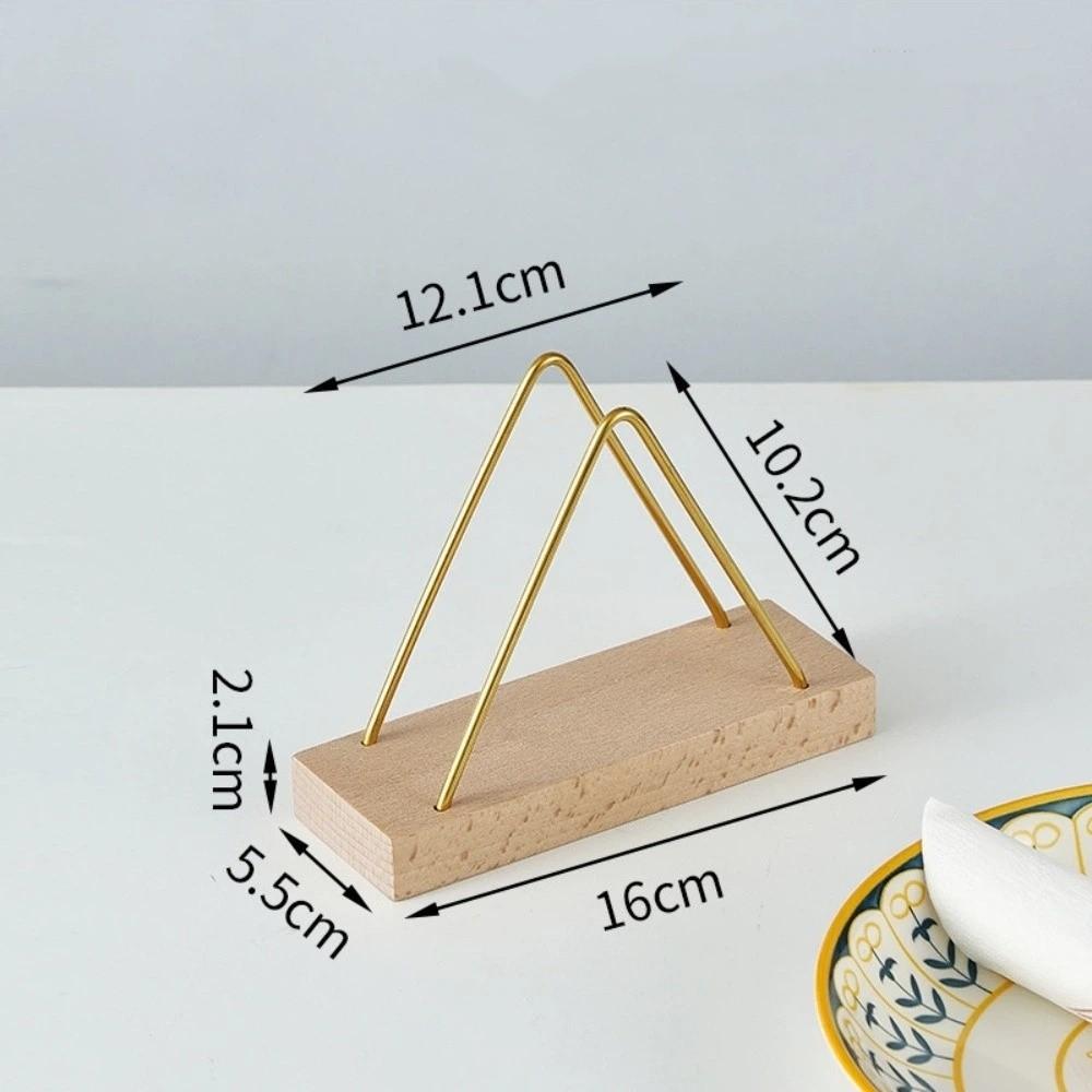 New Wood Tissue Holder Creative Design Elegant Toothpick Box Multifunction Desktop Organizer Dining Table