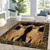 Deer Floor Rug Office Rug Design for Foyer Decorate Room Living Rooms Entryway Anti-slip Rug Office Home Decor Birthday/Christmas Gift