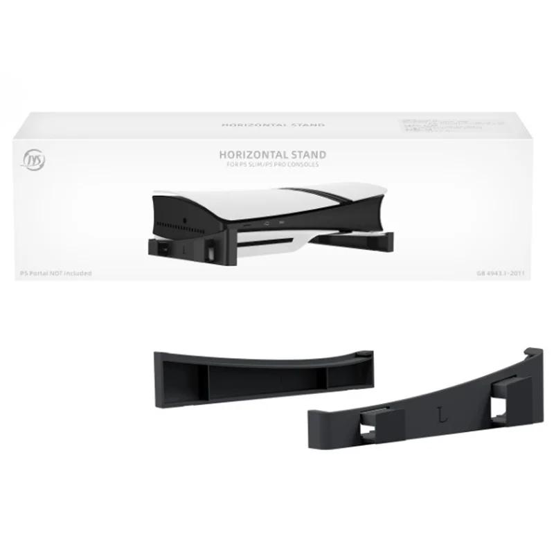 2pcs Cooling Horizontal Stand for PS5 Slim/Pro Disc & Digital Edition Console Base Bracket Dock Mount Holder Gaming Accessories