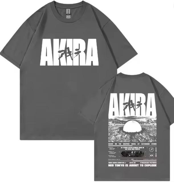 Japanese Unisexs And Unisexs Science Fiction Graphic Tshirt Large Retro Tshirt Anime Movie Akitaro Cotton Oversized Unisex Soft