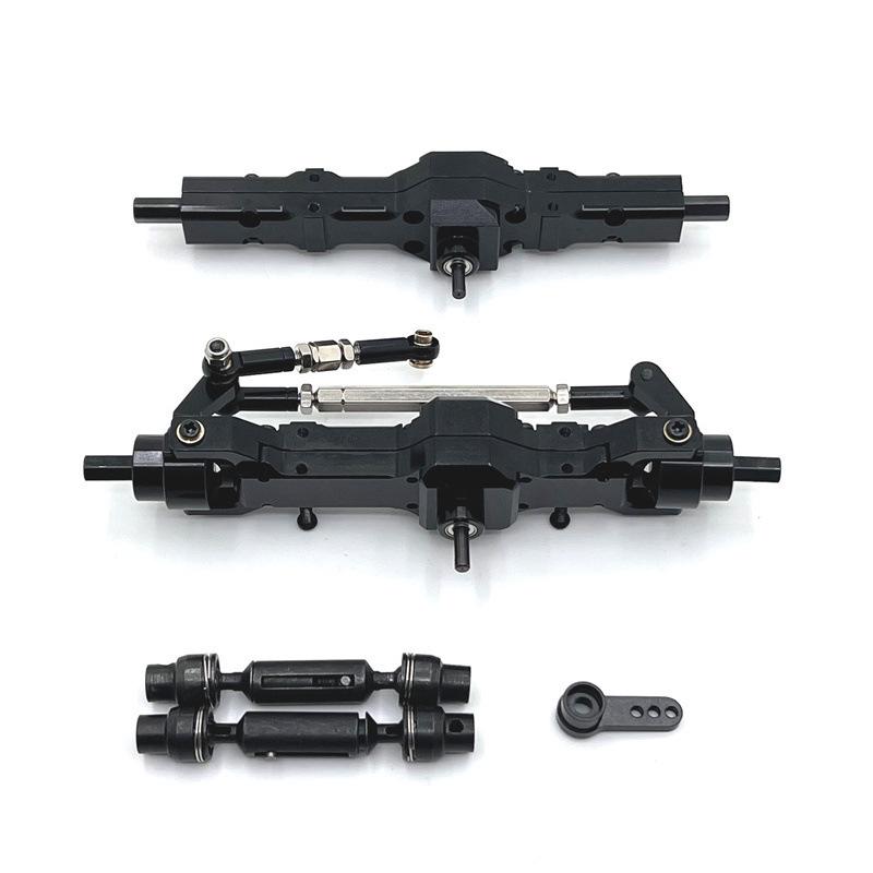 Naughty Dragon RC Car Metal Upgrade Front & Rear Axle Drive Shaft (1/10 C74, 1/16)