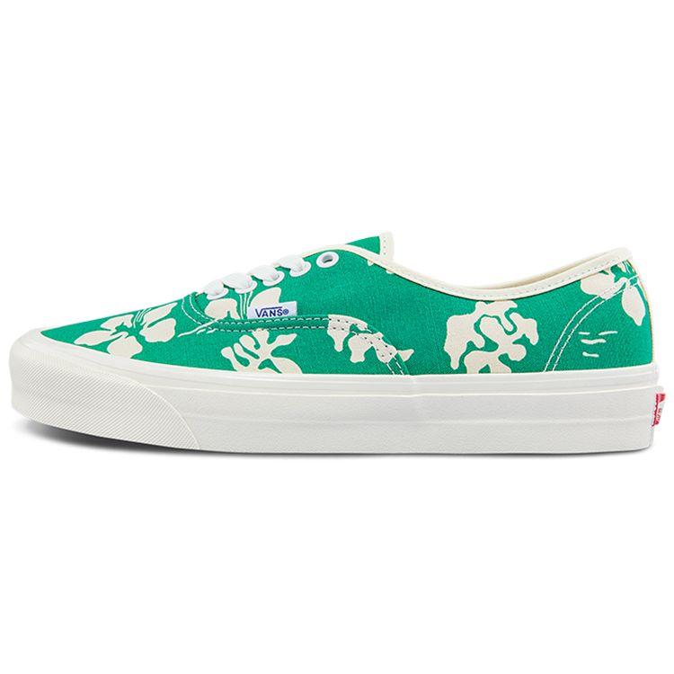 Vans Authentic 44 Dx Casual Petal Print Low Top Skate Shoes Unisex Sneaker Green VN0A5KX4AWP